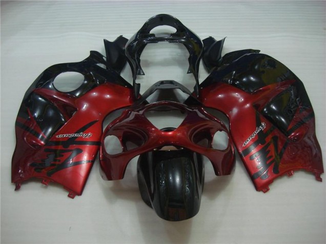 Suzuki GSXR 1300 Hayabusa 1996-2007 Verkleidung - Rot Schwarz Verkauf