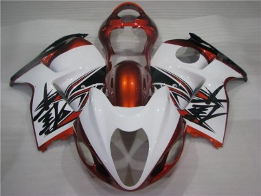 Suzuki GSXR 1300 Hayabusa 1996-2007 Verkleidungen - Orange Silber Schwarz Verkauf