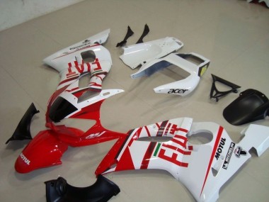 Yamaha R6 1998-2002 Verkleidungen - Weiß Rot Fiat Motul Acer Verkauf