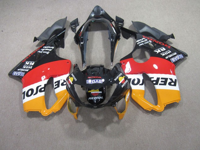 Honda CBR 600 F4 1999-2000 Verkleidungen - Rot Schwarz Repsol Verkauf