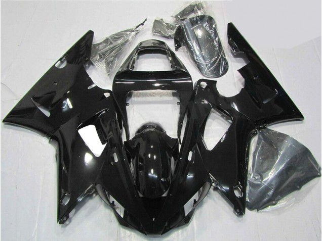 Yamaha R1 2000-2001 Verkleidungen - Glänzend Schwarz Verkauf