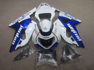 Suzuki GSXR 600 K1 K2 K3 2001-2003 Verkleidung - Weiß Blau Motul Verkauf