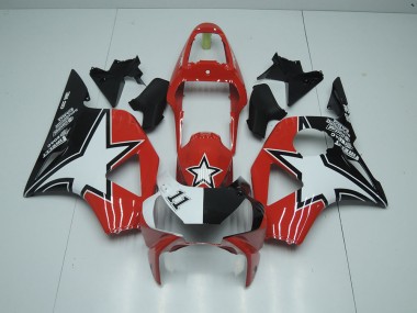 Honda CBR 900 RR 954 2002-2003 Verkleidungen - Schwarz Roter Stern Verkauf