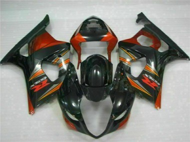 Suzuki GSXR 1000 K3 2003-2004 Verkleidungen Komplett Sets - Schwarz Verkauf