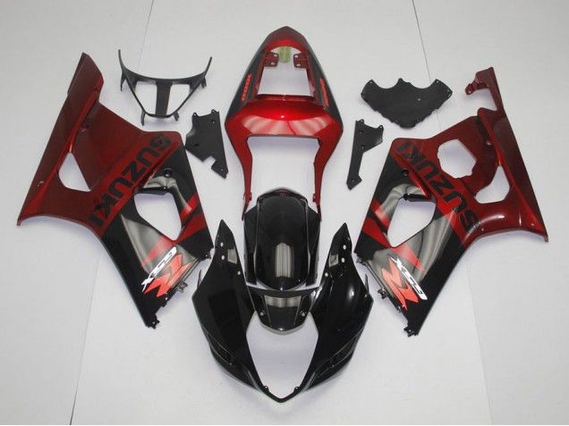 Suzuki GSXR 1000 K3 2003-2004 Verkleidungen - Schwarz Rot Verkauf