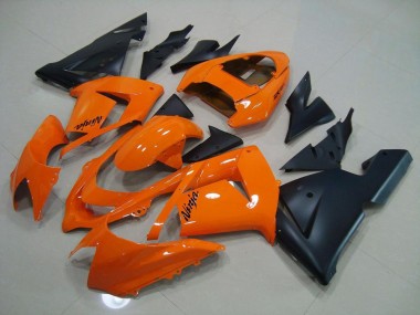 Kawasaki ZX10R 2003-2005 Verkleidungen - Orange Matt Schwarz Verkauf