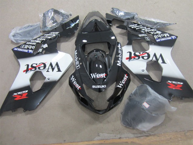 Suzuki GSXR 600 K4 2004-2005 Verkleidungen - Schwarz West Verkauf