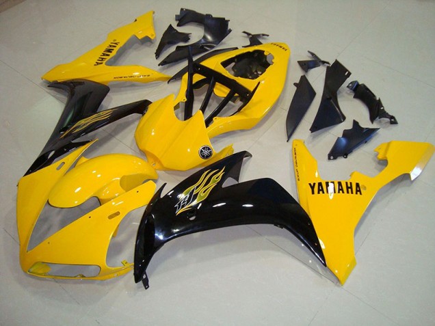 Yamaha R1 2004-2006 Verkleidungen - Gelb Schwarz Flamme Verkauf