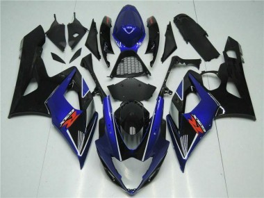 Suzuki GSXR 1000 K5 2005-2006 Verkleidungen - Blau Schwarz Verkauf