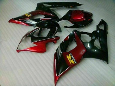 Suzuki GSXR 1000 K5 2005-2006 Verkleidungen & Plastik - Rot Schwarz Verkauf