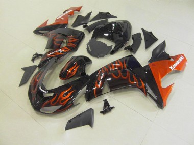 Kawasaki ZX10R 2006-2007 Verkleidungen - Orange Flamme Verkauf