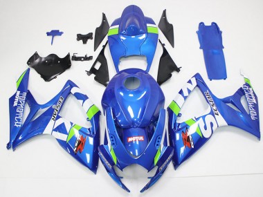 Suzuki GSXR 600 / 750 K6 2006-2007 Verkleidung - Blau Weiß Verkauf