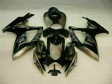 Suzuki GSXR 600 / 750 K6 2006-2007 Verkleidung - Schwarz Grau Verkauf