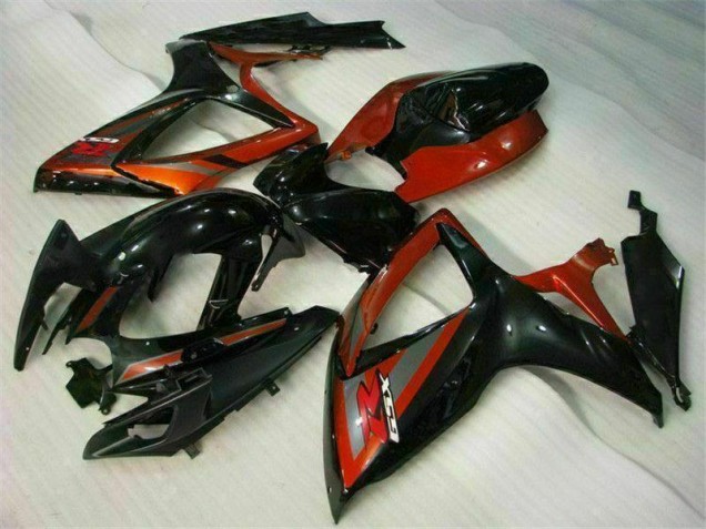 Suzuki GSXR 600 / 750 K6 2006-2007 Vollverkleidung - Schwarz Rot Verkauf