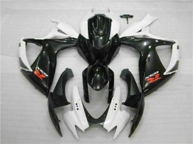 Suzuki GSXR 600 / 750 K6 2006-2007 Verkleidung - Weiß Schwarz Verkauf