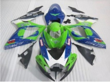 Suzuki GSXR 600 / 750 K6 2006-2007 Verkleidungen - Blau Grün Verkauf