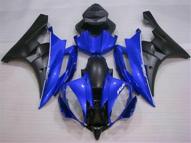 Yamaha R6 2006-2007 Motorrad Verkleidungen - Blau Schwarz Verkauf