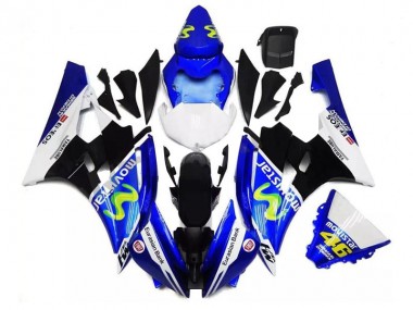 Yamaha R6 2006-2007 Verkleidungen - Blau Schwarz Weiß Verkauf