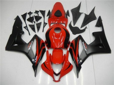 Honda CBR 600 RR 2007-2008 Verkleidungen Komplett Sets - Schwarz Rot Verkauf