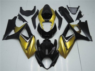 Suzuki GSXR 1000 K7 2007-2008 Verkleidung - Gold Schwarz Verkauf