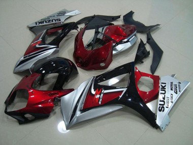 Suzuki GSXR 1000 K7 2007-2008 Verkleidung - Rot Schwarz Silber Verkauf