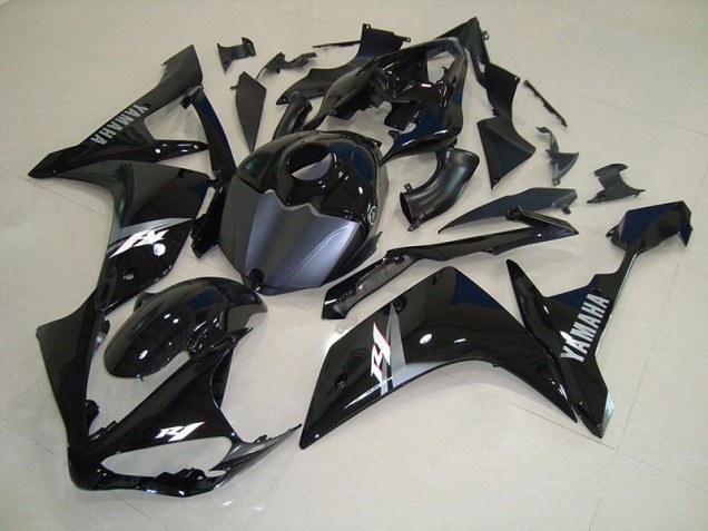 Yamaha R1 2007-2008 Verkleidungen - Glänzend Schwarz Weiß Verkauf