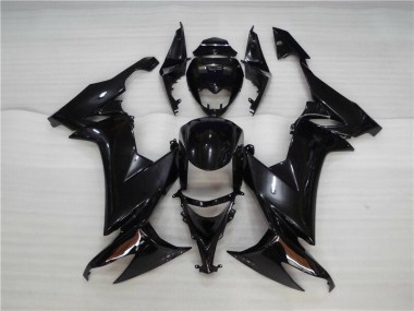 Kawasaki ZX10R 2008-2010 Verkleidung - Glänzend Schwarz Verkauf