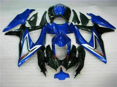 Suzuki GSXR 600 / 750 K8 2008-2010 Vollverkleidung - Blau Schwarz Verkauf