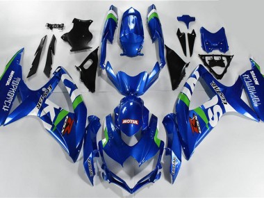 Suzuki GSXR 600 / 750 K8 2008-2010 Verkleidungen - Blau Weiß Grün Verkauf