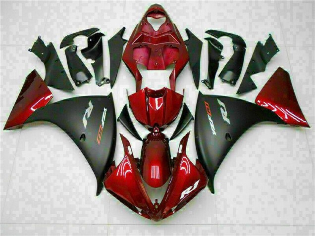 Yamaha R1 2009-2011 Verkleidung - Rot Schwarz Verkauf