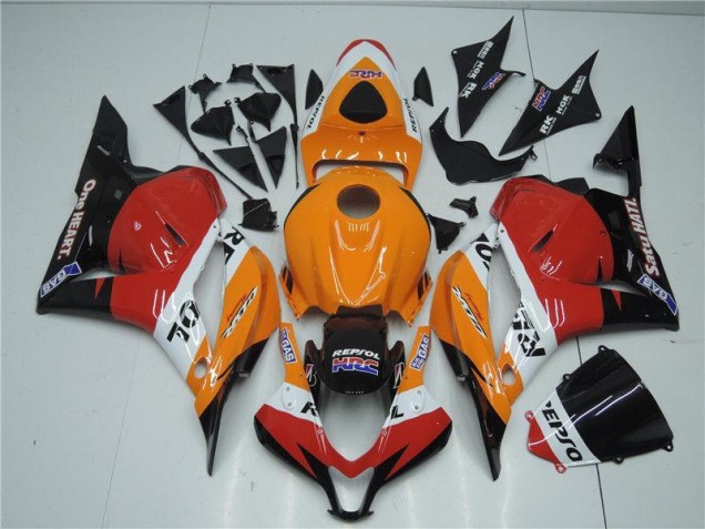 Honda CBR 600 RR 2009-2012 Verkleidungen - Orange Rot Schwarz Repsol Verkauf