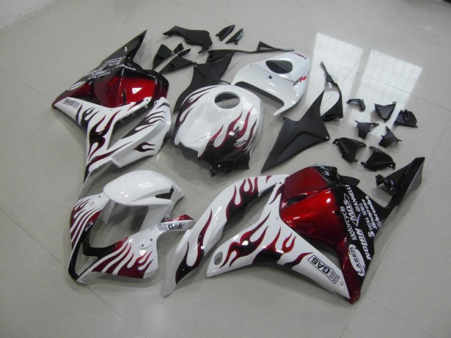 Honda CBR 600 RR 2009-2012 Verkleidungen - Rote Schwarz Flamme Verkauf