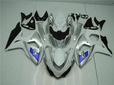 Suzuki GSXR 1000 K9 2009-2016 Verkleidungen - Silber Weiß Verkauf