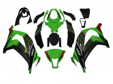 Kawasaki ZX10R 2011-2015 Verkleidungen - Grün Schwarz Verkauf