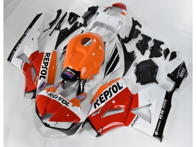 Honda CBR 600 RR 2013-2023 Verkleidungen - Rot Weiß Orange Repsol Verkauf