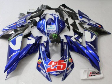 Yamaha R6 2017-2023 Verkleidungen - Movistar Verkauf